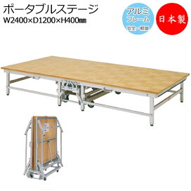 兵庫県三田市 折り畳み式 ポータブルステージ 2台セット ダンスフロア 