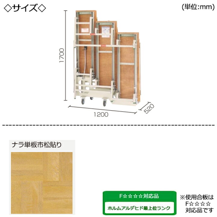 楽天市場】ステップステージ 3段 集合写真 ひな壇 高さ80cmステージ用  