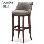 カウンターチェア スタンド椅子 ハイチェア バーチェアー 木製 ビーチウッド 布張り AP-0018