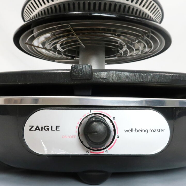 ⑩ 新品□ZAIGLE ホットプレート ザイグル赤外線サークルロースター 黒