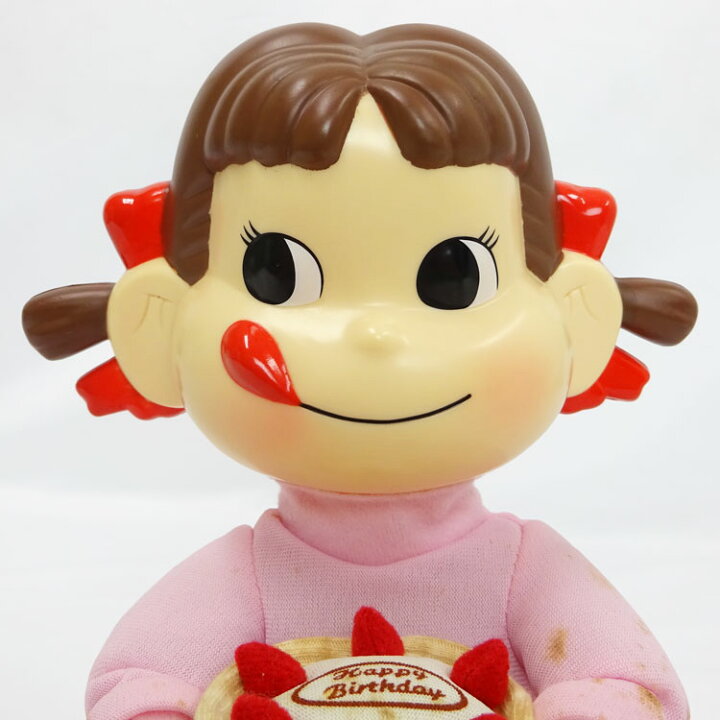 楽天市場】【中古】不二家(FUJIYA)おすわりペコちゃん バースデーペコ 