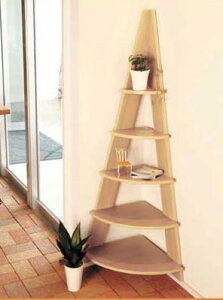 (お買い物マラソン)三角コーナー 棚 おしゃれ 角 収納 白コーナー コーナーラック 棚 57.40.137 シェルフ 三角 ハイタイプ コーナーボード tv台 テレビ台 スリム ラック棚 リビング コンパク