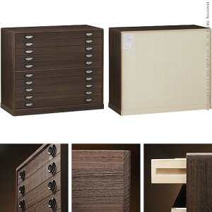 (お買い物マラソン)日本製 10段 幅99 奥行45.5 高さ84.5cm 約30kg 着物 収納 国産 焼桐着物箪笥 桐タンス 総桐たんす 焼き桐 浮造り たとう紙 mb -sss