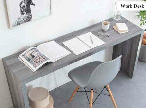 (お買い物マラソン)デスク シンプル 幅150×奥行40×高さ72cm パソコンデスク 机 キッチンデスク ワークテーブル 木製 おしゃれ 学習机 PCデスク 奥行40cm テーブル 収納 オフィスデスク ワーク