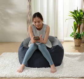 （お買い物マラソン）ビーズクッション 特大 からだにフィット キューブ 背もたれ もちもち へたりにくい 日本製 オットマン 大型 キューブ型 83.84.42cm 約幅85cm 極小ビーズ オシャレ XLサイズ 新生活 家具
