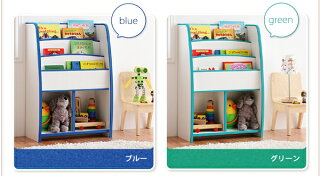 キッズえほん立て収納ラック送料無料完成品国産知育玩具ソフト素材キッズファニチャーシリーズ棚付き絵本ラックスリム収納片付けラック絵本子供部屋収納ホワイト6カラーラック棚収納棚