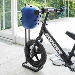 スタンド ストライダー キックバイク ランニングバイク バランスバイク ペダルなし ペダルナシジテンシャ&ヘルメットスタンド タワー BK(自転車は非売品)