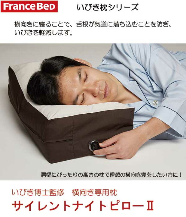 楽天市場】【フランスベッド寝装品】いびき対策 快眠枕シリーズ 横向き 