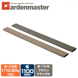 【P10倍 12/11 9:59迄】 人工木材 1×4材 (1100×89.5mm) 全2色 1枚/10枚/20枚(同色セット) WPC-1X4-11 フェンス材 化粧材 部品 部材 パーツ 材料 資材 おしゃれ 山善 YAMAZEN 【送料無料】