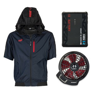 PUMA �v�[�} �󒲃E�F�A �t�@���t���E�F�A �G�A�c�C�X�g 2026�N���f�� �t�[�f�B�[ �x�X�g ���� S�`3L �E�F�A�P�i �t���Z�b�g �o�b�e���[12V �n�[�l�X�Ή� ��ƃE�F�A �ҏ� AT-8021N AT-8022N �󒲃x�X
