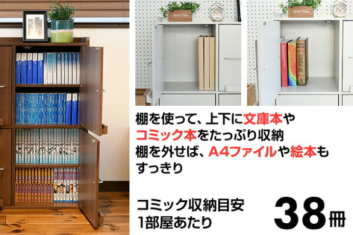 楽天市場】本棚 ディスプレイラック 幅70 奥行33 高さ82.5 cm CDM-2X2D 