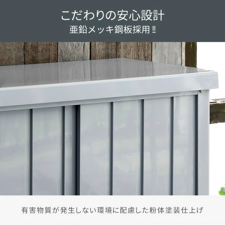 楽天市場】物置 屋外 おしゃれ 大型 (幅120奥行60高さ154) DSB-1215 