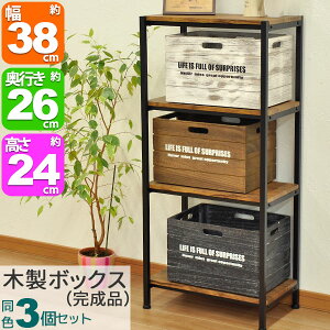 J[{bNX Ci[{bNX 3Zbg ؐ{bNX ː 38cm s26cm 24cm ȃAeB[N˃{bNX Be[W Vv ؔ [{bNX [P[