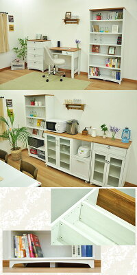楽天市場 S 本棚 ハイタイプ 白 80cm幅 白家具 北欧風リビング収納 幅80cm 奥行き29 9cm 高さ173 2cm ブックシェルフ 木製 飾り棚 収納棚 女子部屋 おしゃれ かわいい シンプル ナチュラル アンティーク調 フレンチスタイル カントリー調 ホワイト ブラウン 組立家具