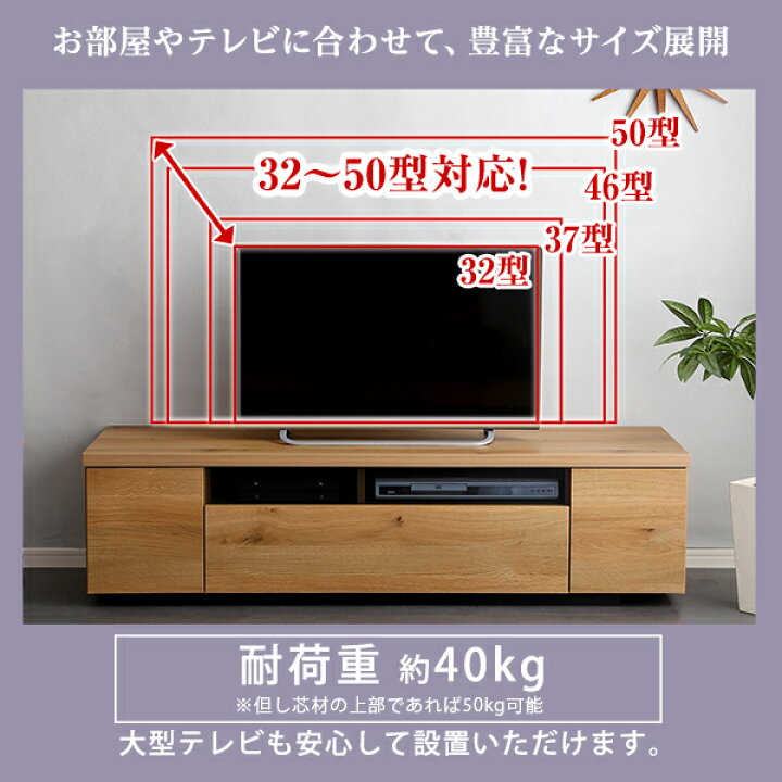 楽天市場】テレビ台 140幅 おしゃれ 日本製 国産 TV台 テレビボード 