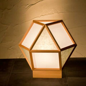 和照明 的 mato スタンドライト 【Bタイプ:白×銀鼠】 木製フレーム 強化和紙 テーブルライト フットライトライト 国産 和風照明 木組+和紙(ワーロン) インテリア照明 【送料無料】