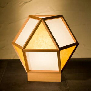 和照明 的 mato スタンドライト 【タイプE:白×山吹】 木製フレーム 強化和紙 テーブルライト フットライトライト 国産 和風照明 木組+和紙(ワーロン) インテリア照明 【送料無料】