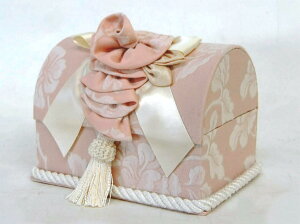 トランクボックス 花柄ピンクシリーズ クラシックコレクションJennifer Taylor ジェニファーテイラー リボン付きフラワーピンク 姫系インテリア プリンセスアイテム渡辺美奈代愛用