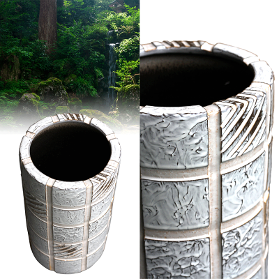 格子彫傘立傘立ておしゃれ陶器傘たて信楽焼ギフトお祝い玄関和玄関収納