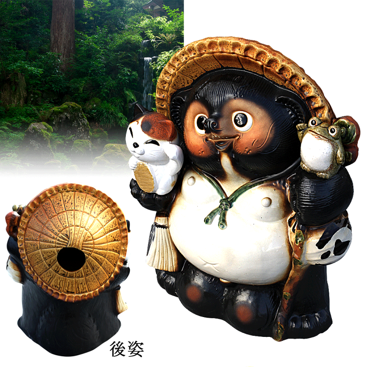 ★ 狸 火鉢 径73～77cm 信楽焼 焼きキズ有り★ ☆ 狸 火鉢 径73～77cm 信楽焼 焼きキズ有り☆