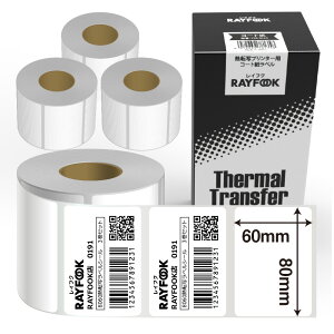 M]ʃx[ 80×60mm M]ʃV[ S Ɩp Xֈ QR/o[R[h Hi\ lD?^O  ݌ɊǗ HǗȂǂɍœK Sato/Zebra/TSC/BrotherȂǂ̐lCM]ʃv^ɓKp