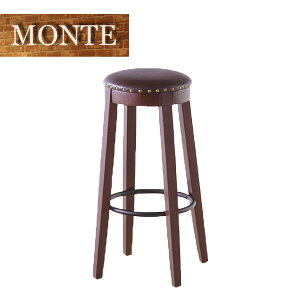 �y�V�}���\�����bMONTE�i�����e�j �u�J�E���^�[�X�c�[��/COUNTER Stool�v 2�r�g �u���E�� �E�b�h�X�c�[���A�o�[�`�F�A
