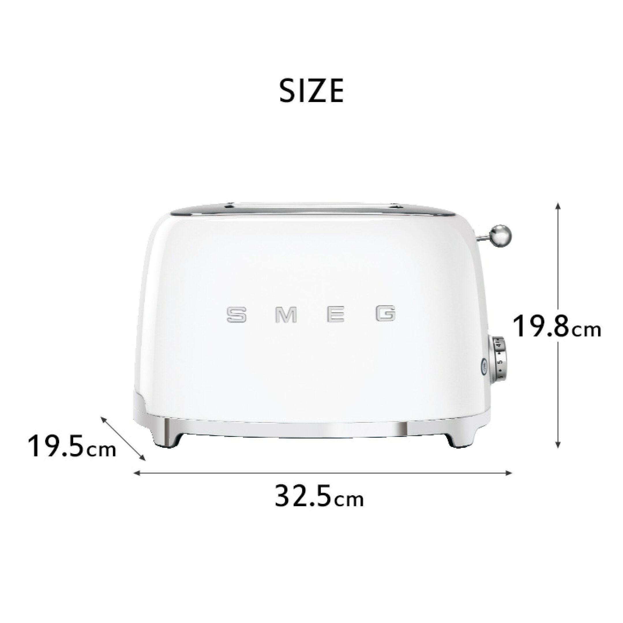 『 smeg スメッグ トースター 』 TSF01 ポップアップトースター 2スロット 2枚焼き カラー豊富 トースト 食パン ベーグル マフィン 冷凍パン 解凍 追加焼き 温め 焼き色 レトロ キッチン家電 調理家電 おしゃれ 