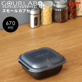 【レビュー特典】 イワタニ 『 グルラボプラス スモールカプセル (単品) 』 Iwatani グルラボ+ 電子レンジ レンジ調理 レンジ 調理 料理 スチーマー 保存容器 食事 ヘルシー 電子レンジ対応 食洗機可 簡単 時短 エコ ギフト プレゼント