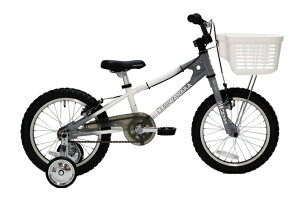 ★【〜25.0kg】GERTIE 4th GRAY/WH ガーティ KUWAHARA クワハラ 16インチ 子供用・幼児用自転車 K-GE0110301B◆