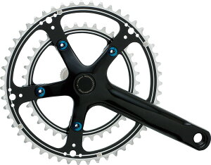 国内正規品 沖縄・離島配送不可【80】Dixna ディズナ ラ・クランクセット 130mm 47×31T 10/11S ブラック D11CRK00401 お取り寄せ◆