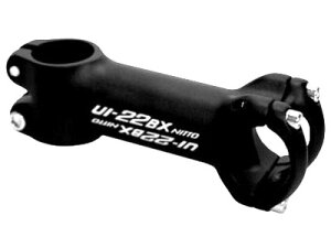 国内正規品 沖縄・離島配送不可【80】NITTO 日東 UI-22BX ブラック アヘッドステム ステム長120mm バークランプ径31.8mm ステム角73度 NIT4582350844122 お取り寄せ◆