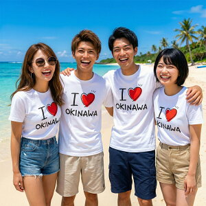 �{���}���\���ŏI����100���l����5%OFF�N�[�|���� ���u���� T�V���c �u I LOV OKINAWA �v �����Y ���j�Z�b�N�X �g�b�v�X �J�b�g�\�[ ���ꗷ�s �C�w���s ���Ɨ��s �T�[�N�� �c�� �������R�[�f ����