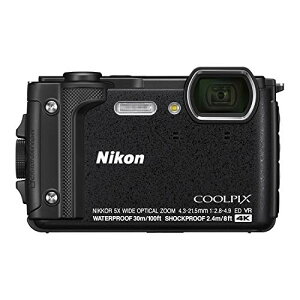 Nikon �f�W�^���J���� COOLPIX W300 BK �N�[���s�N�X 1605����f �u���b�N �h�� �ϊ� �h�o