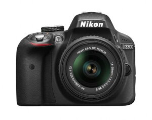 Nikon �f�W�^����჌�t�J���� D3300 18-55 VR II�����Y�L�b�g �u���b�N D3300LKBK
