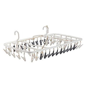 _C (Daiya)   nK[ th[ FLaundry pnK[ 52s` WT/GY ߗނɐՂtȂ fP[gߗ ̓ol W[Y ^I 80cm×c41.4cm×26cm 058111