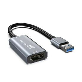 2021放熱進化版 Chilison HDMI キャプチャーボード ゲームキャプチャー USB3.0 ビデオキャプチャカード 1080P60Hz ゲーム実況生配信、画面共有、録画、ライブ会議に適用 小型軽量 Nintendo Switch、PS5、OBS Studio対応 電源不要（アップグレードバージョン）