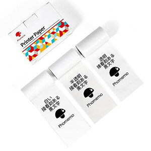 Phomemo M02 / M02S/M02 PROp  M[ e[v V[ p |[^uBluetooth|PbgoCv^[p V[ p ڒ܂ Mp 53mm x 30mm EE 3