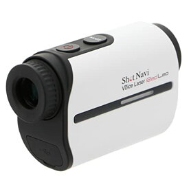Shot Navi(ショットナビ) ゴルフ レーザー距離測定器 Voice Laser Red Leo WH 視認性 赤色OLED採用 高速0.3秒計測 高低差 充電式 レーザー距離計測器 日本製