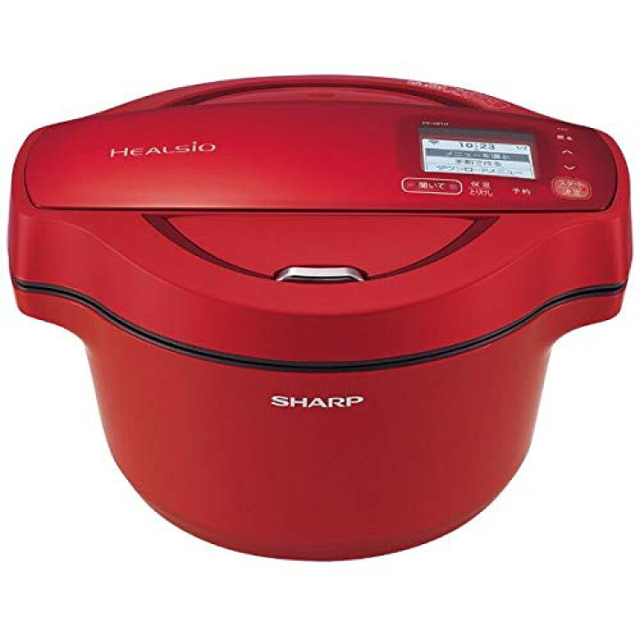 楽天市場】シャープ 水なし自動調理鍋 1.6L レッド系SHARP ヘルシオ  
