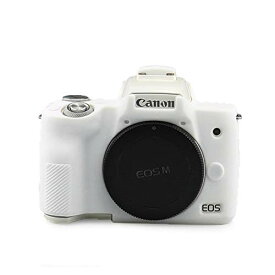 kinokoo CANON EOS Kiss M/EOS Kiss M2/EOS M50/EOS M50 Mark 2 デジタルカメラ専用 シリコンカバー カメラケース カメラカバー シンプル （WT)