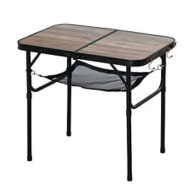 アイリスオーヤマ アウトドアテーブル フォールディング 幅60 折りたたみ式 テーブル 軽量 コンパクト収納 アウトドア キャンプ 高さ調節可 多機能 ギフト プレゼント