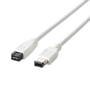 �G���R�� FireWire�P�[�u�� (IEEE1394b 9pin to 6pin) 1m IE-961WH