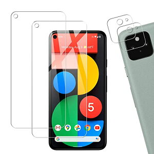 �y2+2���Z�b�g�zKPNS ���{�f�ސ� �����K���X Google Pixel 5 �p �K���X�t�B���� �J�����t�B���� �J�o�[ �ی�t�B����