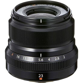 FUJIFILM X 交換レンズ フジノン 単焦点 準広角 コンパクト 23mm F2 防塵防滴耐低温 絞りリング ブラック F XF23MMF2 R WR B