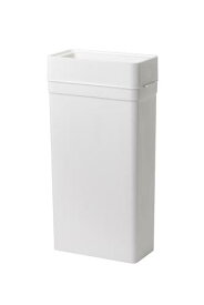 ライクイット (like-it) インテリアに馴染むおしゃれ角型ゴミ箱 フタなしゴミ箱 マルチパーパスビン 約25L ダストボックス ホワイト 日本製 LBD-52 スリム コンパクト 省スペース 袋が見えない
