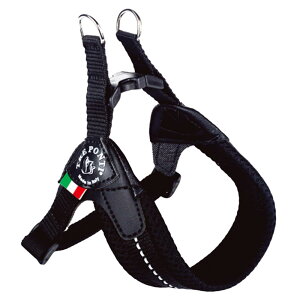 Tre Ponti (�g���|���e�B)Fibbia adjustable type SOFT MESH �t�B�b�r�A �\�t�g���b�V�� ���߉\ �N�b�V������ �ʋC�� �n�[�l�X ���p (LTP123) (2��, �u���b�N)