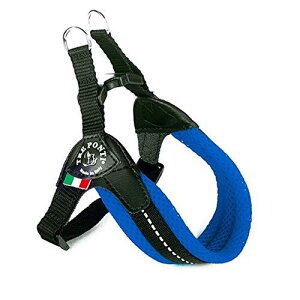 Tre Ponti (�g���|���e�B)Fibbia adjustable type SOFT MESH �t�B�b�r�A �\�t�g���b�V�� ���߉\ �N�b�V������ �ʋC���ǂ� �n�[�l�X ���p (LTP123) (4��, �u���[)