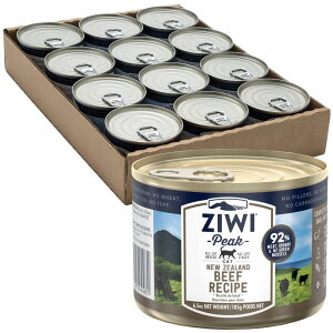 ZIWI �s�[�N �L���b�g�� �O���X�t�F�b�h�r�[�t 185g×12��