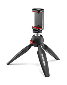 Manfrotto �X�}�[�g�t�H���p�~�j�O�r �n���h�O���b�v PIXI MII Smart �X�}�[�g�t�H���A�_�v�^�[MCLAMP�t�� ���t���\�X�}�[�g�t�H����8.35cm�܂� �~�j�O�r�ω׏d1kg iPhone Android �L�����v �����[�g MK