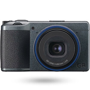 リコー RICOH GR IIIx Urban Edition メタリックグレー デジタルカメラ ネイビー【焦点距離 40mm / 24.2M APS-Cサイズ大型CMOSセンサー搭載/最強のスナップシュータ― / 約0.8秒 高速起動/高速ハイブリッドA